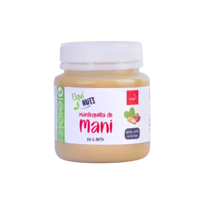 Mantequilla de Maní Natural ElquiNuts Frasco